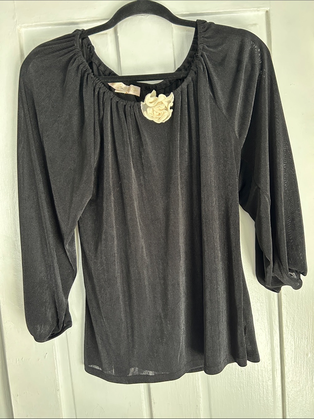 Elegant Black Women's Top